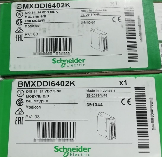 Schneider M340 24 V DC Bmxddi6402K Input Logic Module